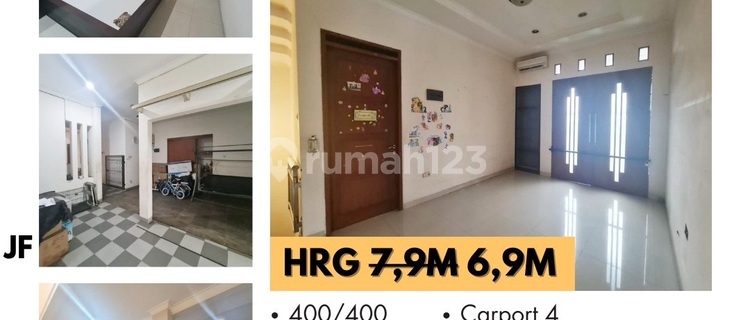 Two-Story Singgasana Pradana House in Bandung, Area 400 Meters, SHM Certified House. 1