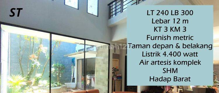 Rumah Cantik Furnished Metric Harga 5,6 Milyar Di Setraduta Mainroad Bandung Furnished Shm - Sertifikat Hak Milik Bagus di Kompleks Setraduta Bandung, Setra Duta 1