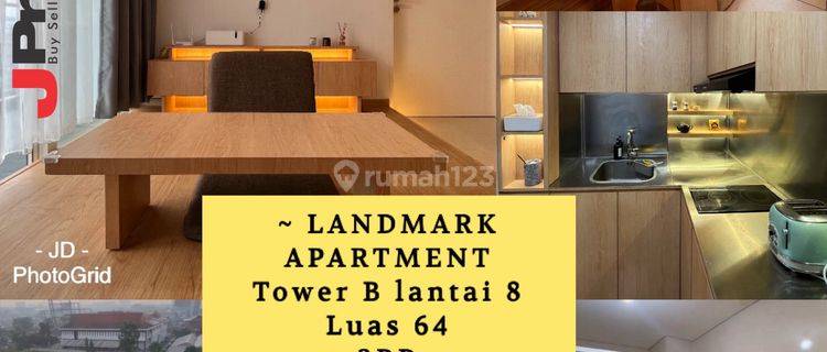 2 Bedrooms Furnished Di Apartemen Landmark Residence Bandung Apartemen Landmark Residence 2 Kamar Tidur Furnished Bagus 1