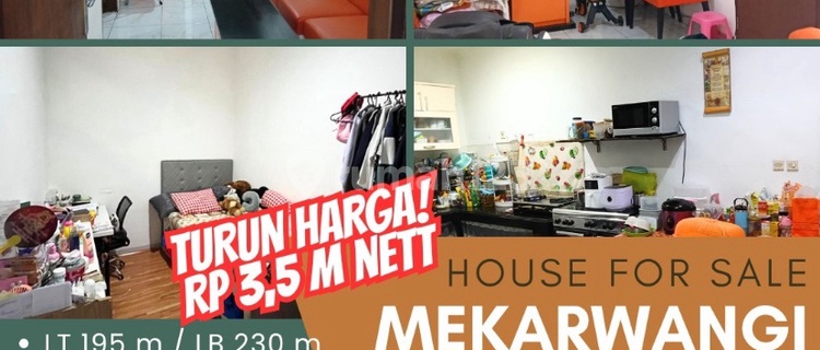 Rumah Mekar Wangi Harga 3.5 Milyar Bagus Di Mekar Wangi SHM 1