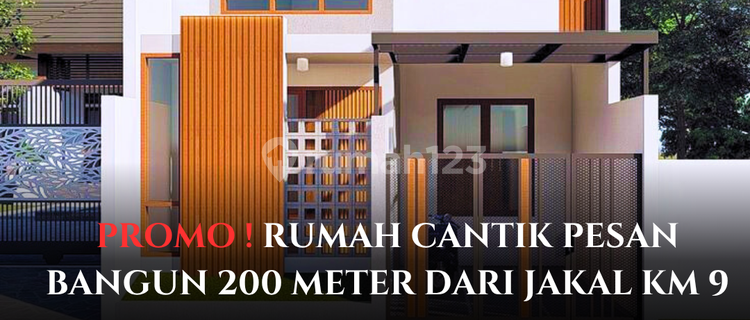 Dijual Murah Rumah Cantik Pesan Bangun di Jogja Utara Sleman Hanya 200 Meter Dari Jl Kaliurang KM 9 Bisa KPR  1