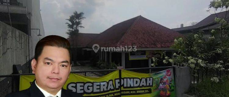 For Rent / Sewa Ruang Usaha , Tanah dan Bangunan LT 1500m² LB 750m² di Sukasari Bogor, Lokasi Strategis 1