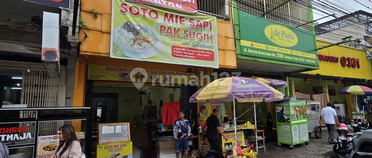Shop House for Rent in Suryakencana Central Culinary Area 1