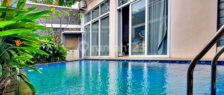 For Rent 3-Storey House With Pool Benda Jagakarsa South Jakarta 1