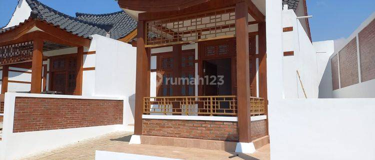 Rumah Vila Bernuansa For Healing Model Korea Hanok Type View Pegunungan 1