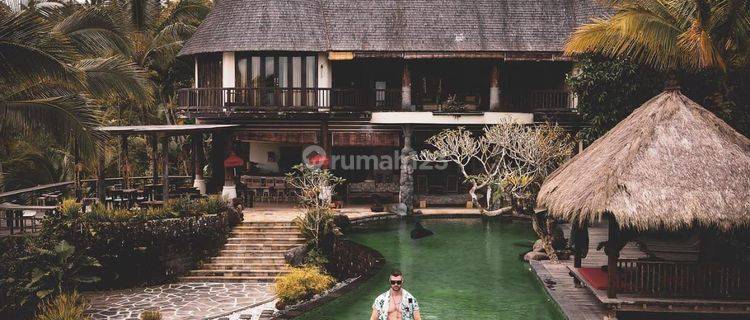 J1748-CB35+ Resort Cantik 3 Lantai 1,5 Ha/1045 M2  View Lembah & Sungai Ubud Bali 1