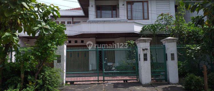 S1733-Cb732 Rumah 2 Lantai 400/400 M2 Kmr Banyak Jln 2 Mbl Di Kavling Dki Meruya 1