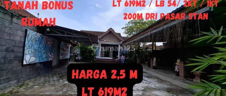 Ruang Usaha Murah Cocok Untk Resto Cafe Dan Homestay Dekat Pasar Tajem 1