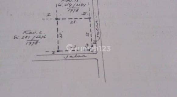 Kavling Tanah Murah Hoek Hadap Selatan Luas 625m2 Dekat Tol Joglo 1