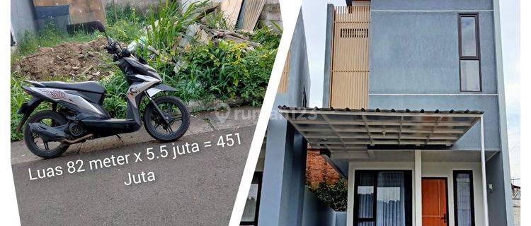 Tanah di Cihanjuang dkt Pemkot Cimahi dkt Sariwangi 82 m² SHM 1