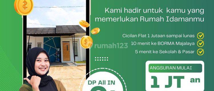 Rumah Subsidi di Bandung DP 0% Cicilan 1 Jutaan dkt Buahbatu 1