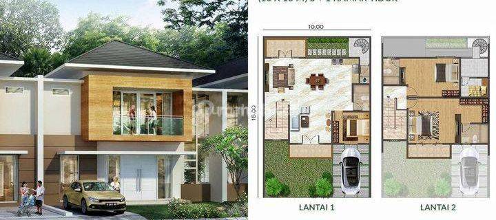 Rumah Disewa Golf Island Concerto Beach Uk10x15m 3br At Pik Jakut 1