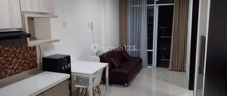 Apartemen 1 BR Dekat Kampus Binus Siap Huni di Brookllyn Alsut 1