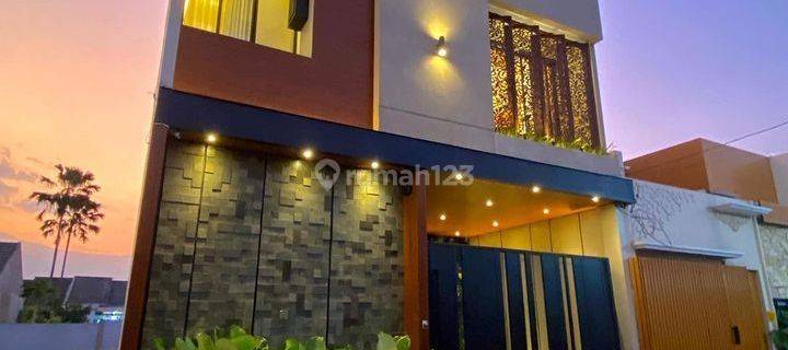 Rumah Baru 2 lantai Smart Home berkonsep Villa Bali Full interior 1