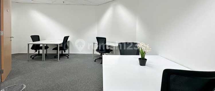 Kantor Unit Furnished 6Pax di Menara Bidakara Dekat LRT 1