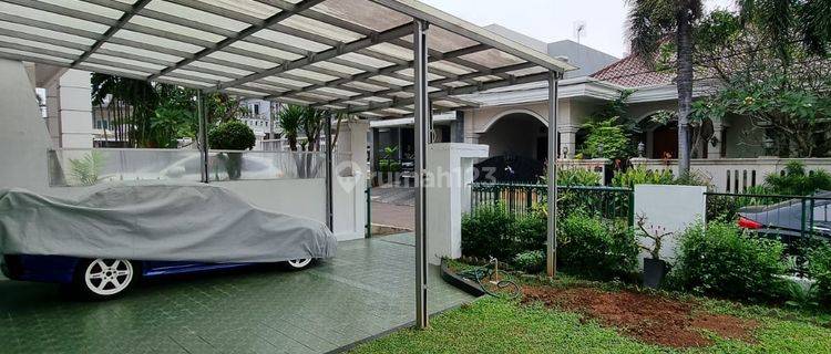 Rumah Dijual Di Villa Melati Mas Dengan Halaman Luas 1