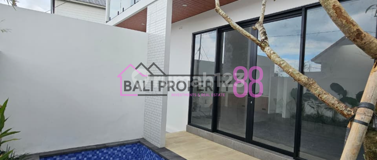 For Sale: Brand New Modern Villa with Enclosed Living & Garage | 2 BR in Kedungu, Tabanan 1