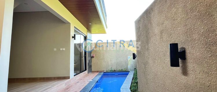 For Rent Modern Semi-Furnished Villa House with Private Pool | 2 BR in Batubulan, Bali, Land Area 100 m2 1