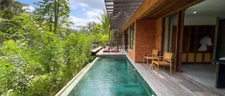 Villa Baru View Hutan Dan Sungai Dg Fasilitas Bintang 4 Di Ubud  1