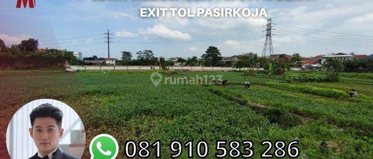 Sewa Tanah Holis Industri Dekat Exit Tol Pasirkoja  1