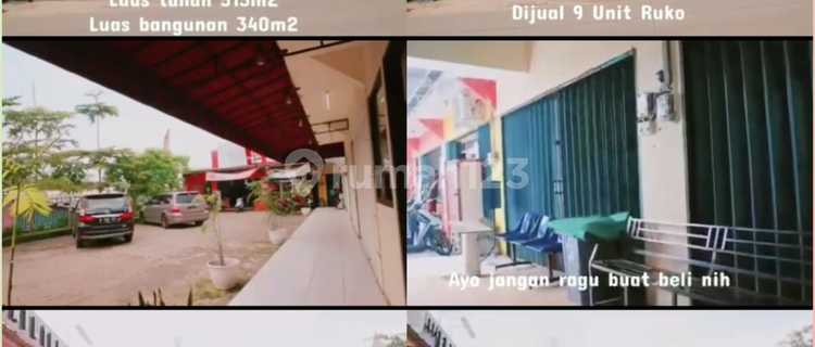 For sale 9 shop houses in Cimanggis, Depok. 1