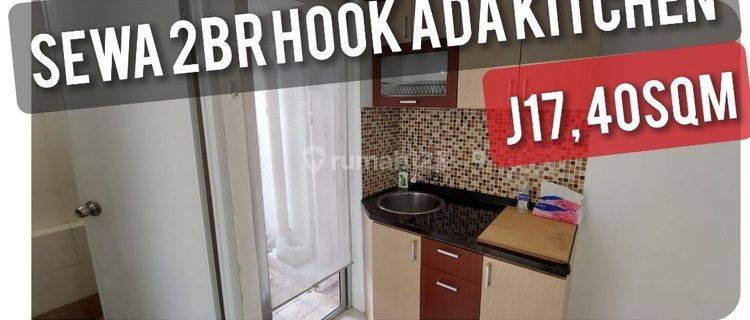 2BR Semi Furnished Ada Kitchen Set Bassura City Apartemen  1