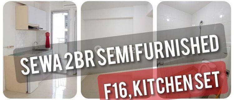 Sewa 2BR Semi Furnished Apartemen Bassura City Ada Kitchen  1