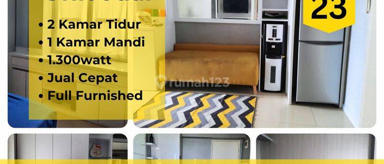 Jual Murah 2BR Furnished Apartemen Bassura City 2 Kamar Tidur 1