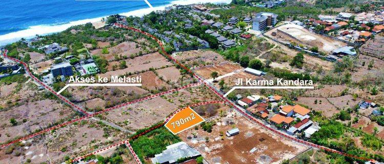 Tanah Luasan Langka Lingkungan Villa 1 Km Dari Pantai Melasti 1