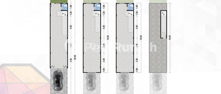 3 RUKO GANDENG JALAN STM KOMPLEK VITTORIO  1