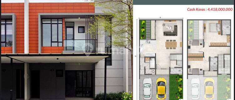 Ready-to-Occupy Georgia Cluster House PIK2 Size 8x15 Brand New Affordable 1