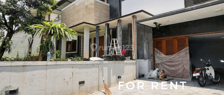 Rumah modern siap huni di wijaya kebayoran baru 1