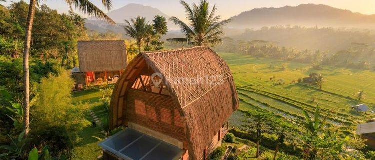 Natural Villa View of Rice Fields, Mountains and Rivers in Sidemen, Karangasem..villa with a natural atmosphere combined with detailed and German standard construction..3 minutes to Sidemen Rice Terrace and 45 minutes to Candidasa and 50 minutes to Bukit Asah 1