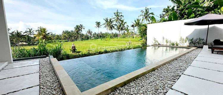 Modern minimalist Villa dengan View 180° Sawah di Mas , Ubud.... dekat Rumah sakit , Ubud Market,  CIS international School, K Club Entertainment  1