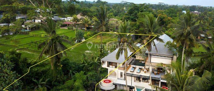 Tanah Premium Loss Sungai dan View Sawah di Jalan Utama Tirtha Tawar , Central Ubud..nempel dengan Hotel Suara Alam Suite 1