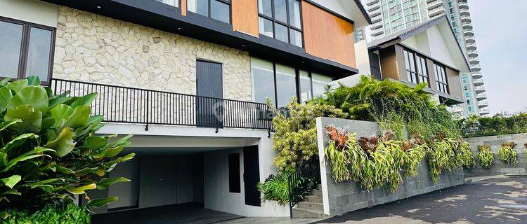 Brand New Modern Tropical House di Kemang, Full Furnished  1