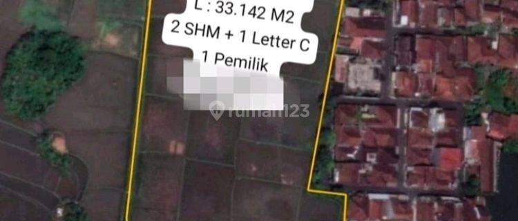 Tanah Industri 3.3 Hektar Di Tasikmalaya 1 Pemilik 1