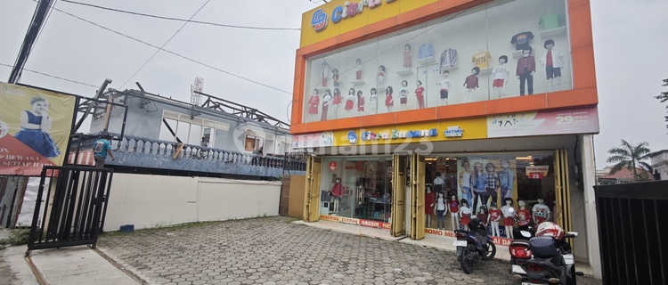 2-story shop house on Jl Raya Dramaga, near Hari Hari and Yogya Mall. 1
