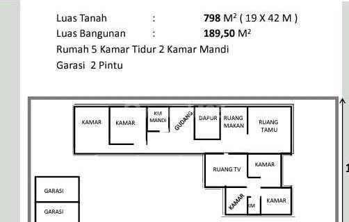 Rumah Bagus Semi Furnished SHM di Rengasdengklok Utara, Karawang 1