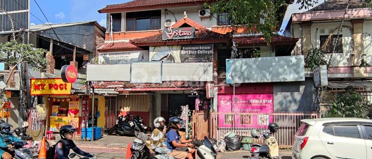 3-Story Shop House Furnished, Former Mini Market and Tutoring Center Located in Business and Trade Center on Jl. Kamboja Denpasar, Spacious Parking Area, Busy Traffic, Highly Suitable for Various Office, Trading & Service Businesses, 1 Minute from Kreneng Market, 10 1