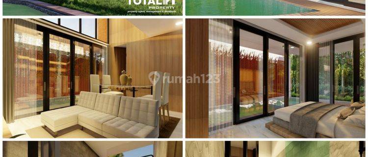 Dijual Villa 3 Lt BUC Furnished Pool Hrg 2M-an @Penatih, Denpasar 1
