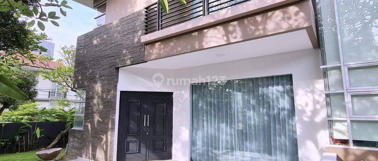 Rumah mewah Hoek Permata Hijau Furnished strategis dkt Senayan 1