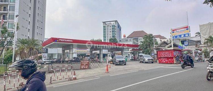 SPBU Pertamina di Terogong Pdk Indah hitung tanah bonus ged 2 lat 1