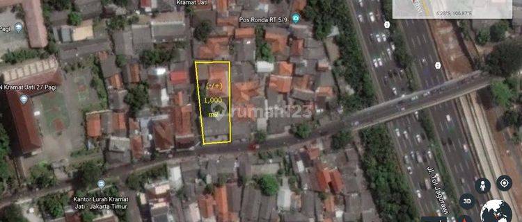 Lahan hitung harga tanah di kramat jati jakarta timur 1