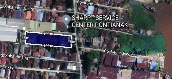 Sewa Cepat Tanah Luas Plus Ruko Kom Yos Sudarso Pontianak 1
