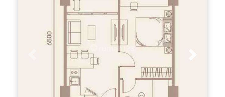 Apartemen Strategis Dekat Tmii View Kolam Kondiri Baru 1 Br ..Sakura Garden City 1