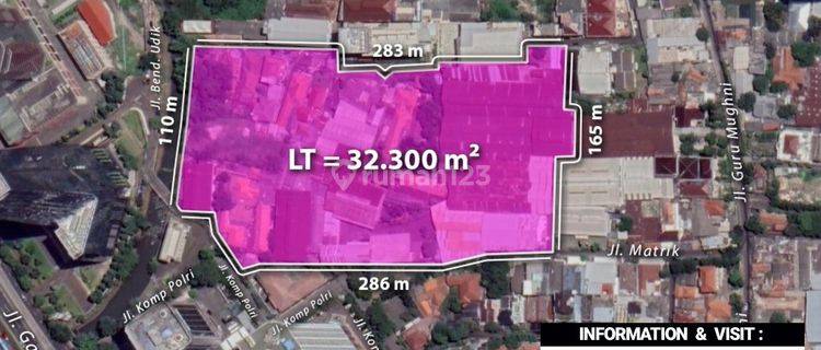 Tanah Luas Zona Komersial Jl Gatot Subroto, Jaksel 1