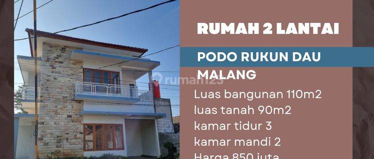 Rumah Bagus 2 Lantai Murah Strategis di Dau Malang  1