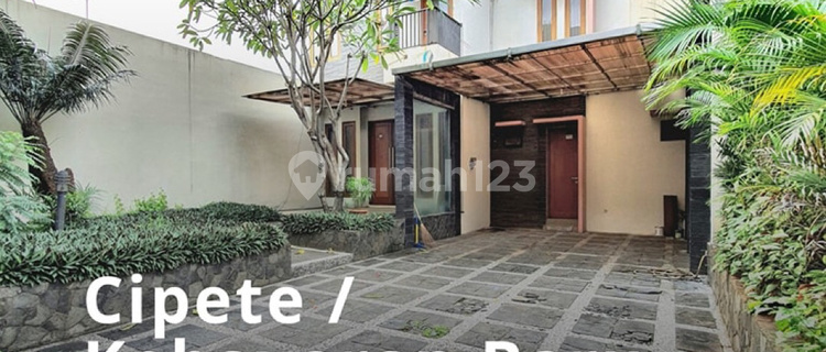 RUMAH DI CIPETE DEKAT KEBAYORAN BARU DALAM TOWNHOUSE ADA PRIVATE POOL 1