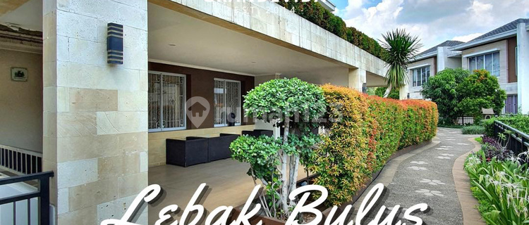 RUMAH DI LEBAK BULUS DALAM CLUSTER BANGUNAN AMERICAN CLASSIC FASILITAS LENGKAP 1